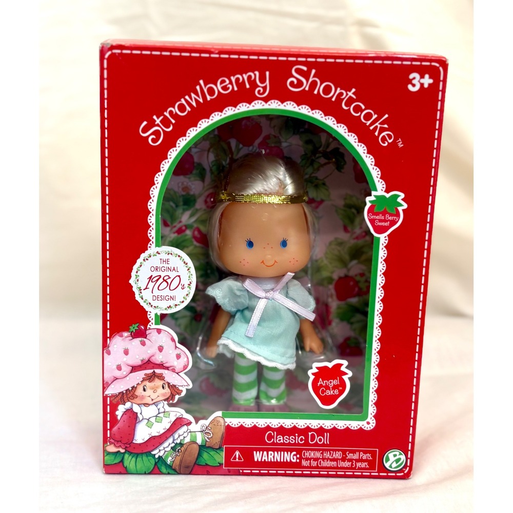 Strawberry Shortcake Angel Cake Classic Doll 1980s Design 2017 Bridge Direct NEW